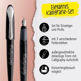 Online Calligraphy Set, Best Writer Gift Set, Calligraphy Pen, Writing with Converter