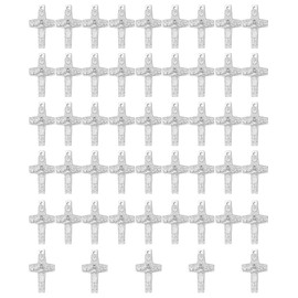 diyalo The Good Shepherd Pope Francis Papal Cross/Holy Face Reparation Cross/Our Lady of Medjugorje Cross/St.Benedict Exorcism Budded Cross Crucifixion Pendant for DIY Necklace Rosary Chaplet Part