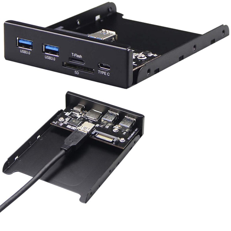 3.5 inch front panel, multifunctional, extends the USB 3.0 external