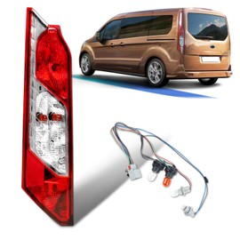 ZSBMP Tail Lights Compatible with Ford Transit Connect 2014-2023 Rear Lamp With New Bulbs and Harness Taillight Rear Brake Lamp Signal Assembly(Left Driver Side)