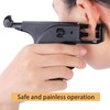 JESMODA 220PCS Reusable Ear Piercing Gun with Elegant Circular Studs
