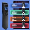 AMZYYDS termometro digital,termómetro digital infrarrojo,Con pantalla LED (negro)
