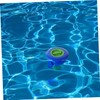 Mipcase 2pcs Spa Floating Chemical Dispenser with Temperature Gauge Durable