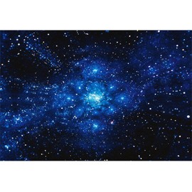 Renaiss 2.5 x 1.8 m Universe Space Photography Background Galaxy Starry Sky Star Nebula Background Child Boy Portrait Shooting Birthday Party Banner Baby Shower Photo Studio Props