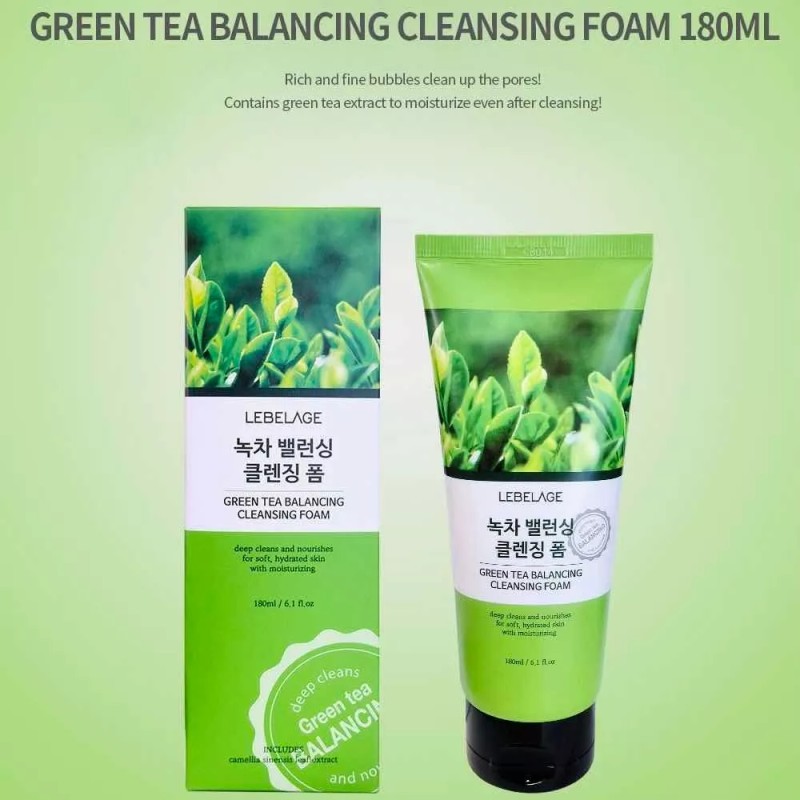 Bidameun Jabon Espuma Limpiadora De Te Verde Para Rostro Y
