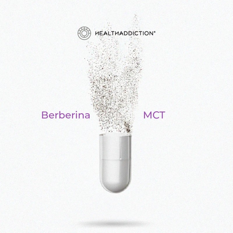 Berberina Max Adicionada Con Mct 60 Capsulas Healthaddiction