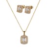 LuckyLy Set de Joyería para Mujer Oro 14k con Zirconia