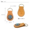 H.N.Z rclk-001 Men's Key Chain, Cowhide Leather, Concho, Native Key