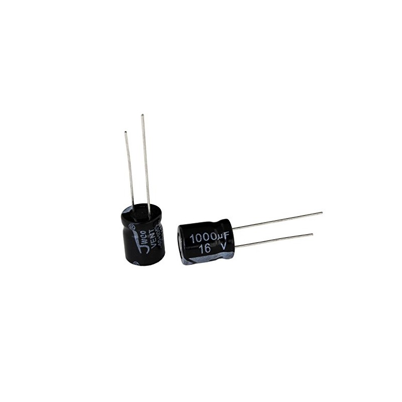 [10 pieces] Electrolytic Capacitors 16V 1000uF 10x13 [JWCO]