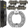 Caltric Front Brake Pads & Rear Shoes for Honda Gl500