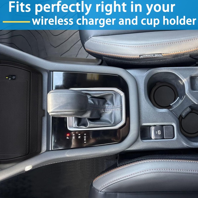 CIMOF Center Console Liner Fits Subaru Forester Accessories 2025, Cup