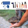 YINSHCO 8 Inch 8 Pcs Farrier Tool Kits, Horse Goat