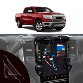 Artemis Shields Matte Anti Glare Screen Protector Designed for 2024 2025 RAM 1500 Laramie Crew Cab 4x4 12 Inch Infotainment Navigation Multimedia Touchscreen Display 12 Inches 2 Pack