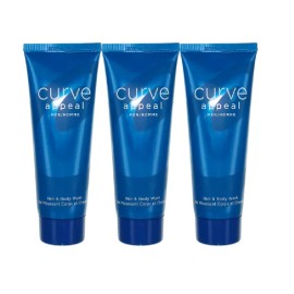 Liz Claiborne Curve Appeal By Liz Claiborne Men Combo Pack: Shower Gel 3.4 oz ( lot of 3)