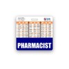 Pharmacist Badge Buddy Horizontal w/Height & Weight Conversion Charts (Standard,