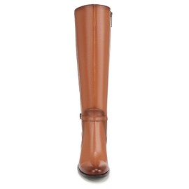 Naturalizer Womens Kalina Knee High Tall Boots Cider Spice Leather Narrow Calf 8 M