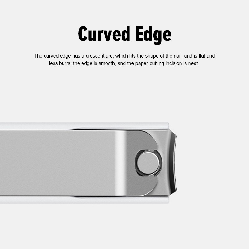 Xiaomi Mijia Nail Clipper Stainless Steel Nail Cutter With Anti