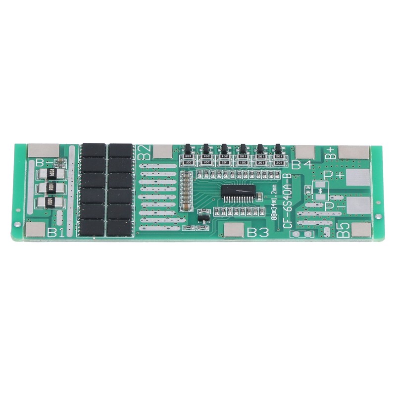 6S 40A Lithium Battery Protection Board BMS Battery Cell Protection