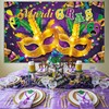 Mardi Gras Decorations, Mardi Gras Backdrop, Mardi Gras Banner, New