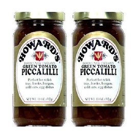 2 Pack - Howard's Piccalilli Green Tomato - 11 Ounces Per Jar