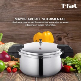 Tefal Olla Expres Presión 12 Litros Tfal Aluminio Válvula Segurida