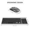 Wireless Keyboard and Mouse Combo, cimetech Compact Full Size Wireless