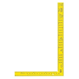 Lufkin Cresent Lufkin Rafter Square High Grade Tempered Steel Yellow LRS24 600x400mm