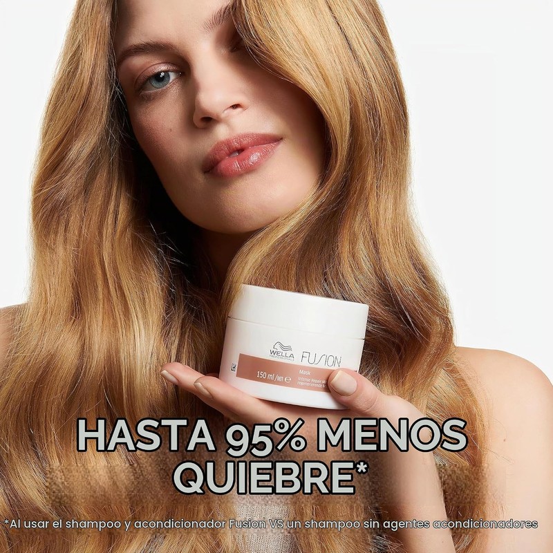 Wella Professionals Fusion Mascarilla Reparadora con Aminoacidos de Seda