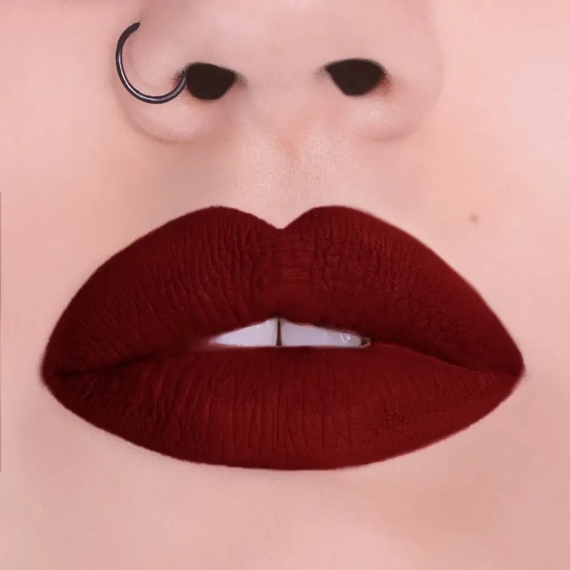 Labial Pink Up Ultimate color marrón oscuro mate
