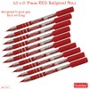 Goldex Klassy RED 10 x 0.7mm Fine Tip Ballpoint Pens