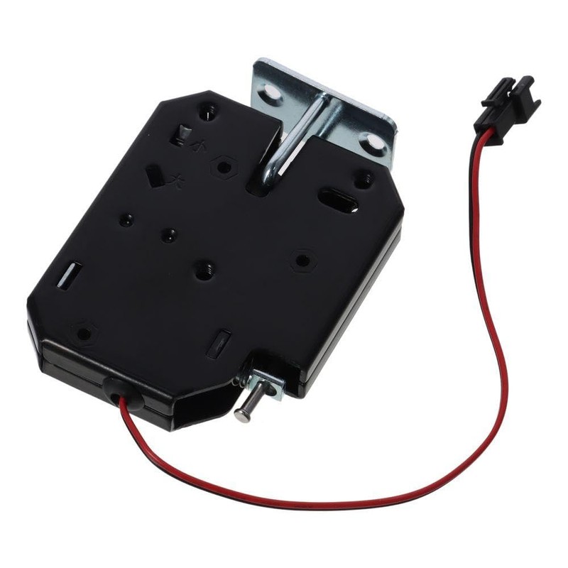 SSHHUI DC 12V 2A Electric Latch Lock, Cabinet Electromagnetic Lock,