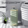 CEROELDA Small Bathroom Trash Can with Lid Soft Close-5L/1.3 Gal