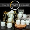 Homemory LED Tea Lights with Built-in Timer, Pack of 12