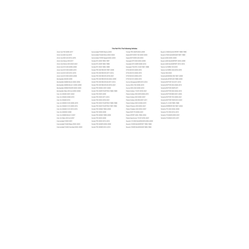 ITP Holeshot HD Tire 20x11-9 for Kymco MXU 150 2006-2014