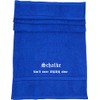 ShirtShop-Saar Schalke You'll Never Drink Alone Bath Towel Royal Blue