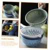 SOLUSTRE Plastic Colander Strainer Handle 4pcs Kitchen Utensils for Fruit