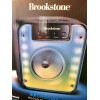 Brookstone SX-chroma multicolor led speaker with rechargeable battery