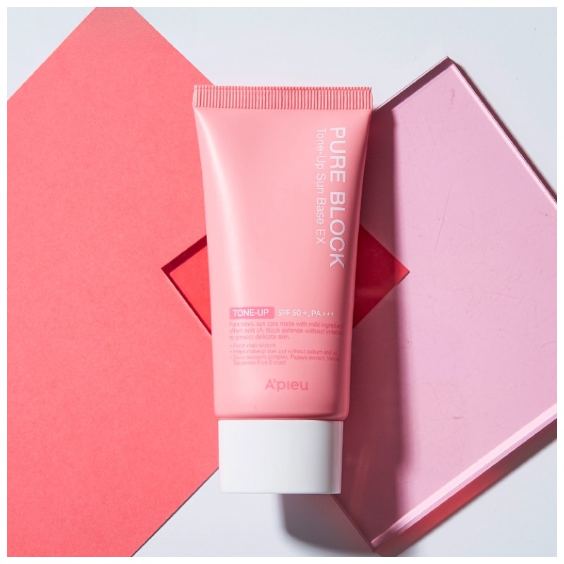A'PIEU Pure Block Tone‑Up Sun Base EX SPF50+/PA+++ 50ml