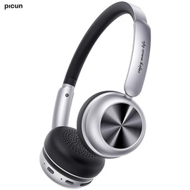 Picun R2 Pro Wireless Headphones with ANC, 50 Hours Playtime, App Support, Custom EQ3 Sound, Music Controls, 80s 90s Throwback Design, Lightweight Audio Electronic Earbuds,  traveling gadgets, Aesthetic Multicolor Headset Bluetooth Connection Retro - Col