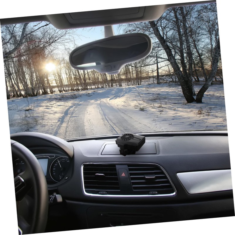 Mobestech 12v Car Heater Mini Windshield Defogger Auto Cool Fan