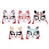 GOODCHI 5-piece Set Fox Mask Japanese Style Cosplay Costume Accessory