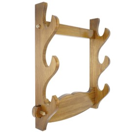 Wall Hanging For Sword from Two Three Books from Sword Hanging Japanese sword, Imitation Sword, 居合 Sword Solid Wood Sword Hanging Holder (Wall Mounted)