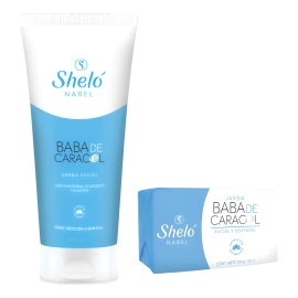 Crema Baba Caracol Jabón Sheló Nabel Regenerador Acné Normal Día Noche