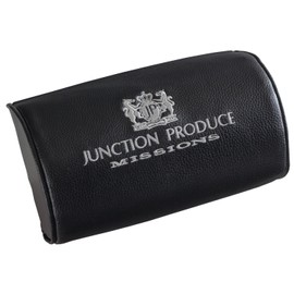JUNCTION PRODUCE MISSIONS Neck Pad with Embroidered Logo, Black/Silver GM214702