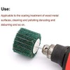 Supertool Polishing Wheel Green Sanding Mop with Emery Cloth Polishing