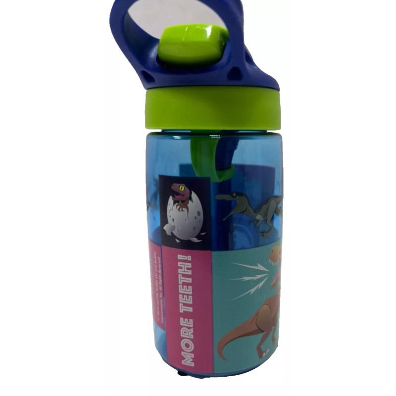 Zak Designs JURASSIC WORLD JURASSIC PARK Cute Youth Water Bottle,