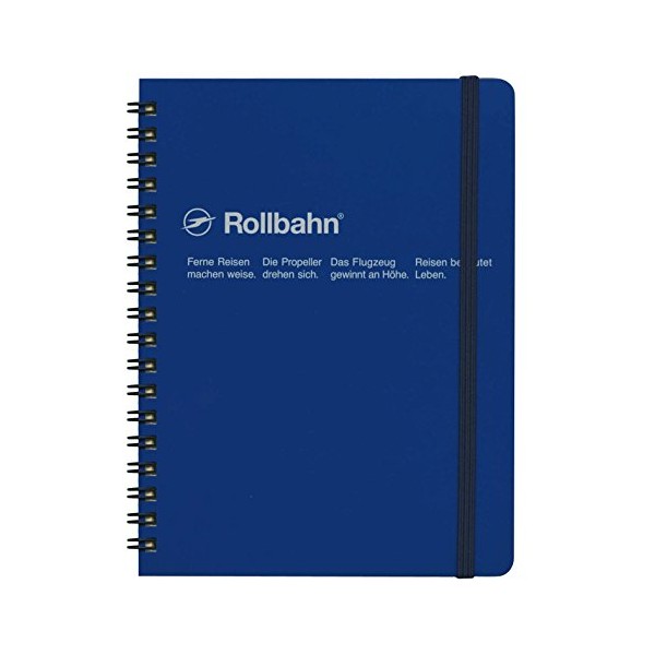 Delfonics Rollbahn Spiral Notebooks: 5-1/2 in. x 7 in. (Blue)
