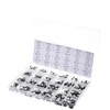 400PCS SMD Aluminum Electrolytic Capacitor Kit - 24 Values (1uF-1000uF)
