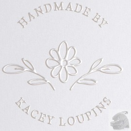 Embosser Stamp Custom Library - from The Library of - This Book Belongs to