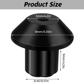 Ymapinc 32Pcs Stove Grate Rubber Feet Top, Cooktop Appliance Feet Bumpers Stovetop Durable Heat Resistant Kitchens Leg Cover Pad Replacement Part